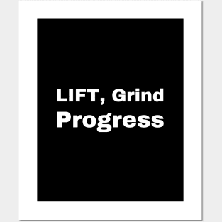 Lift, Grind Progress Posters and Art